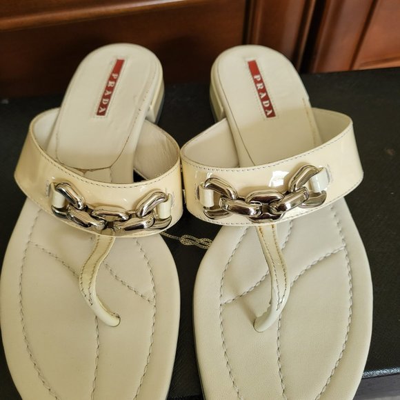 Prada Leather Sandals - Picture 6 of 10